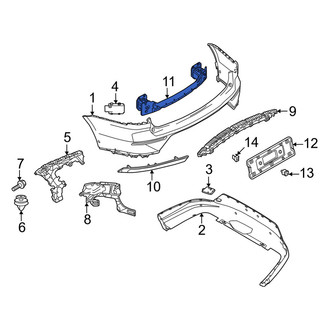 Volvo OE - Rear Bumper Impact Bar