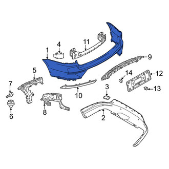 Volvo OE - Rear Lower Bumper Cover