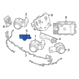 Volvo OE - Rear Left Outer Parking Aid Sensor Housing