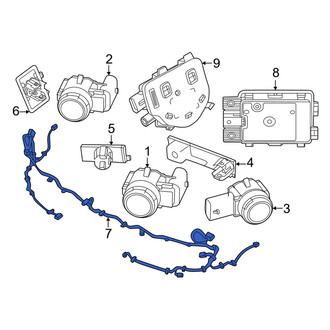 Volvo OE - Rear Parking Aid System Wiring Harness