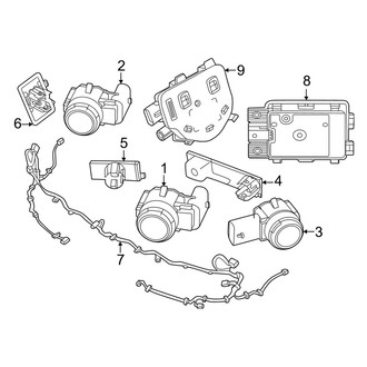 Volvo OE - Rear Bumper - Bumper & Components (Electrical Components)