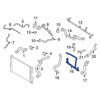 Volvo OE - Engine Coolant Pipe
