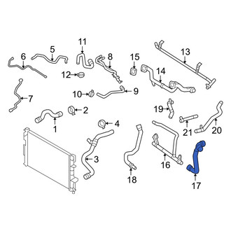 Volvo OE - Left Engine Coolant Pipe