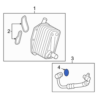 Volvo OE - Automatic Transmission Oil Cooler O-Ring