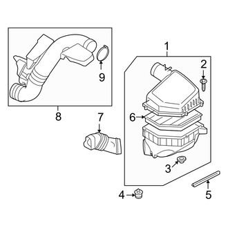 Volvo OE - Engine / Transaxle - Air Intake (3.2L)