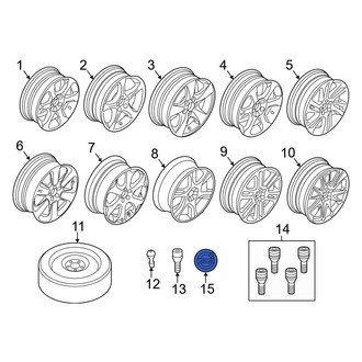 Volvo OE - Wheel Cap