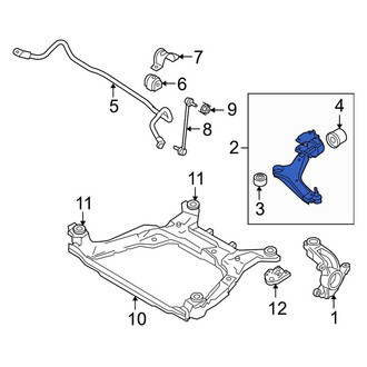 Volvo OE - Rear Left Suspension Trailing Arm