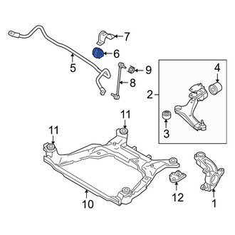 Volvo OE - Front Suspension Stabilizer Bar Bushing