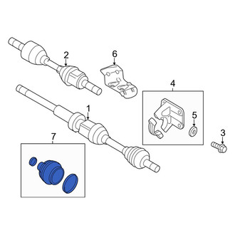 Volvo OE - Front Outer CV Joint Boot Kit
