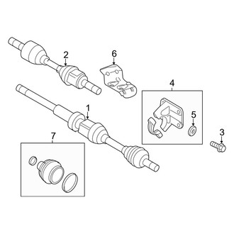Volvo OE - Front Suspension - Drive Axles