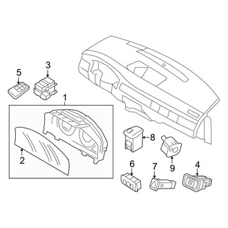 Volvo OE - Instrument Panel - Cluster & Switches