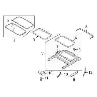 Volvo OE - Rear Sunroof Drain Hose