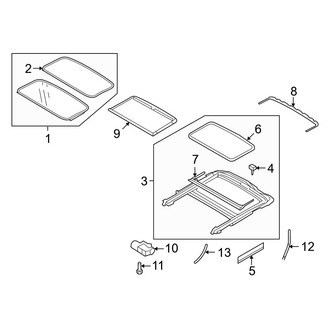 Volvo OE - Roof - Sunroof