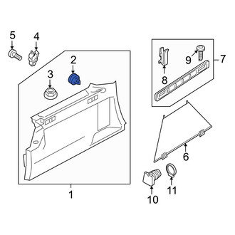 Volvo OE - Quarter Panel Trim Panel Clip