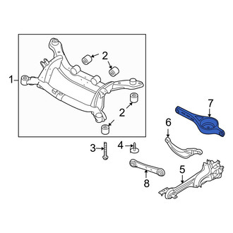 Volvo OE - Rear Left Suspension Trailing Arm