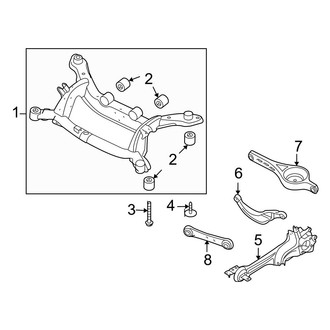 Volvo OE - Rear Suspension - Suspension Components (AWD)