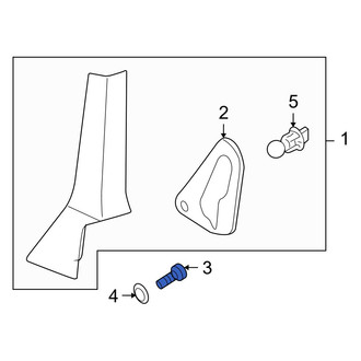 Volvo OE - Tail Light Screw