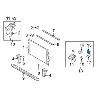 Volvo OE - Engine Coolant Thermostat Housing Gasket