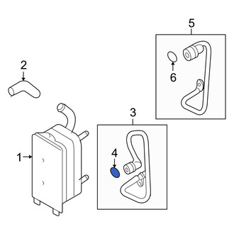 Volvo OE - Automatic Transmission Oil Cooler O-Ring