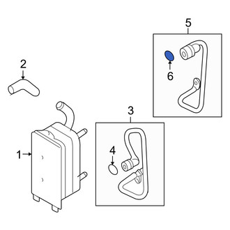 Volvo OE - Automatic Transmission Oil Cooler O-Ring