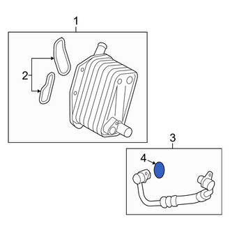 Volvo OE - Automatic Transmission Oil Cooler O-Ring