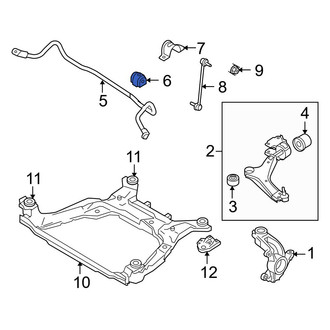 Volvo OE - Front Suspension Stabilizer Bar Bushing