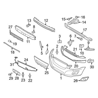 Volvo OE - Front Bumper & Grille - Bumper & Components