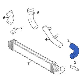 Volvo OE - Front Left Intercooler Pipe