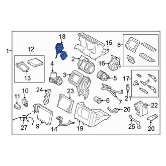 Volvo OE - HVAC Air Inlet Door Actuator