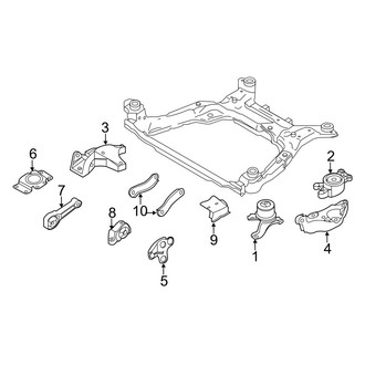Volvo OE - Engine / Transaxle - Engine & Transmission Mounting (3.0L)
