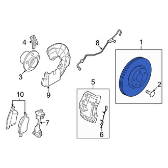 Volvo OE - Front Disc Brake Rotor