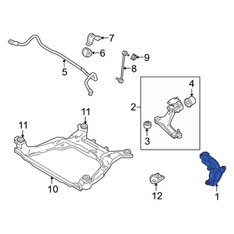 Volvo OE - Front Right Steering Knuckle
