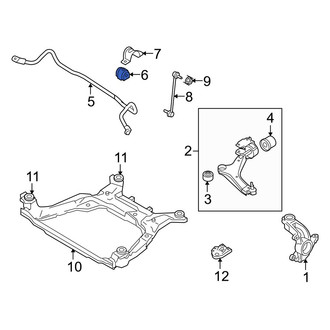 Volvo OE - Front Suspension Stabilizer Bar Bushing