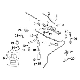 Volvo OE - Windshield - Wiper & Washer Components