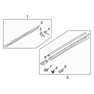 Volvo OE - Stone Deflector Clip