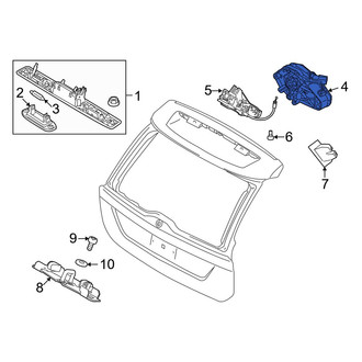Volvo OE - Left Tailgate Lift Motor