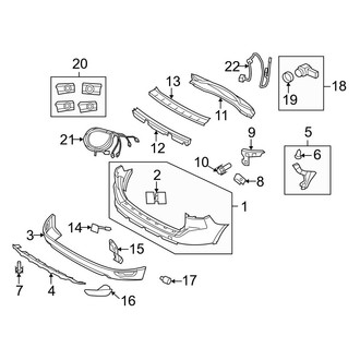 Volvo OE - Rear Bumper - Bumper & Components