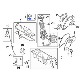 Volvo OE - Engine Oil Filler Cap Gasket