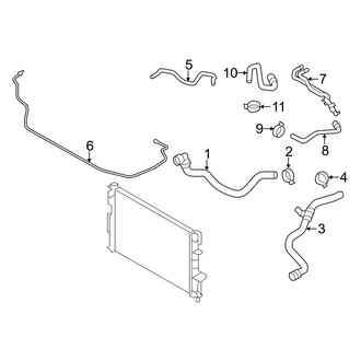 Volvo OE - Cooling - Hoses & Lines (2.5L)