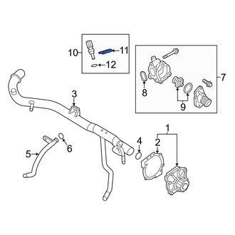 Volvo OE - Engine Coolant Temperature Sensor Clip
