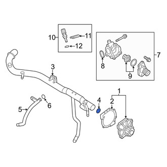 Volvo OE - Turbocharger Coolant Line Seal