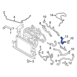 Volvo OE - HVAC Heater Hose