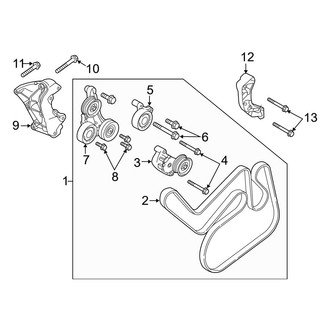 Volvo OE - Cooling - Belts & Pulleys (49 Engine VIN Character)