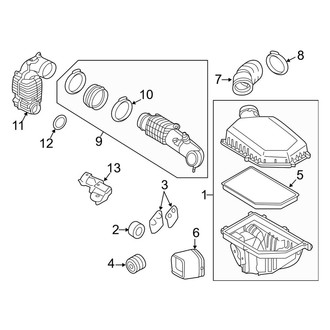 Volvo OE - Engine - Air Intake (40 Engine VIN Character)