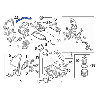 Volvo OE - PCV Valve Hose