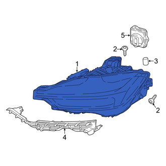 Volvo OE - Front Left Headlight Assembly