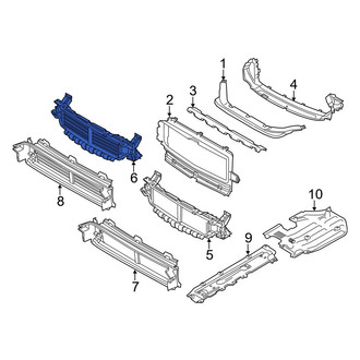 Volvo OE - Front Upper Radiator Support Air Duct