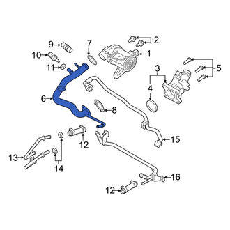 Volvo OE - Engine Coolant Pipe