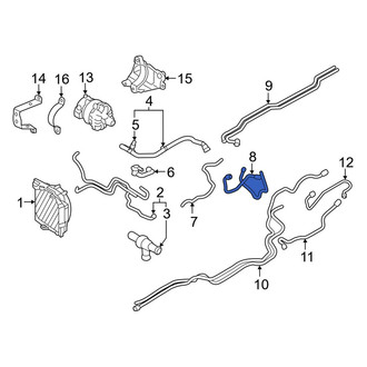 Volvo OE - Drive Motor Inverter Radiator Hose