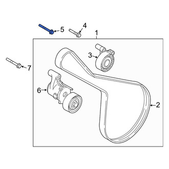 Volvo OE - Accessory Drive Belt Idler Pulley Bolt
